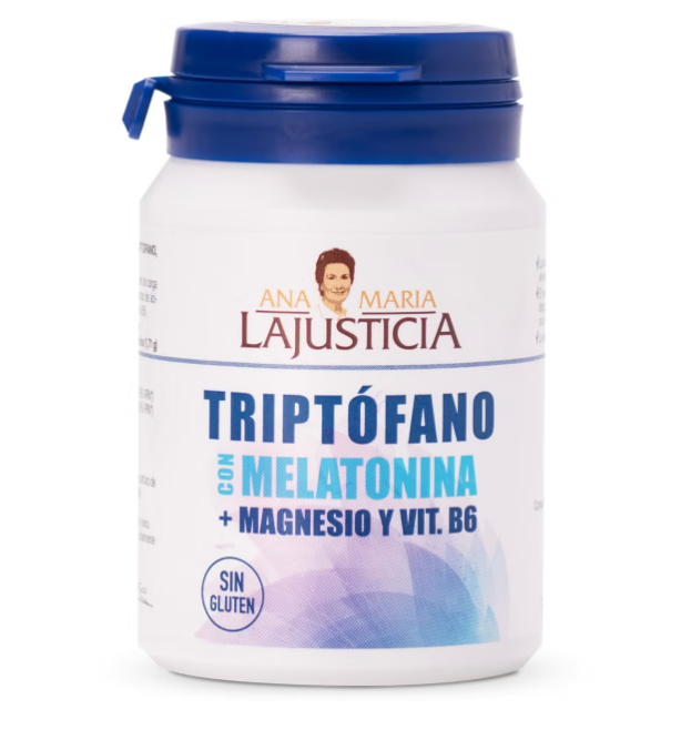 Triptófano con melatonina + magnesio y B6