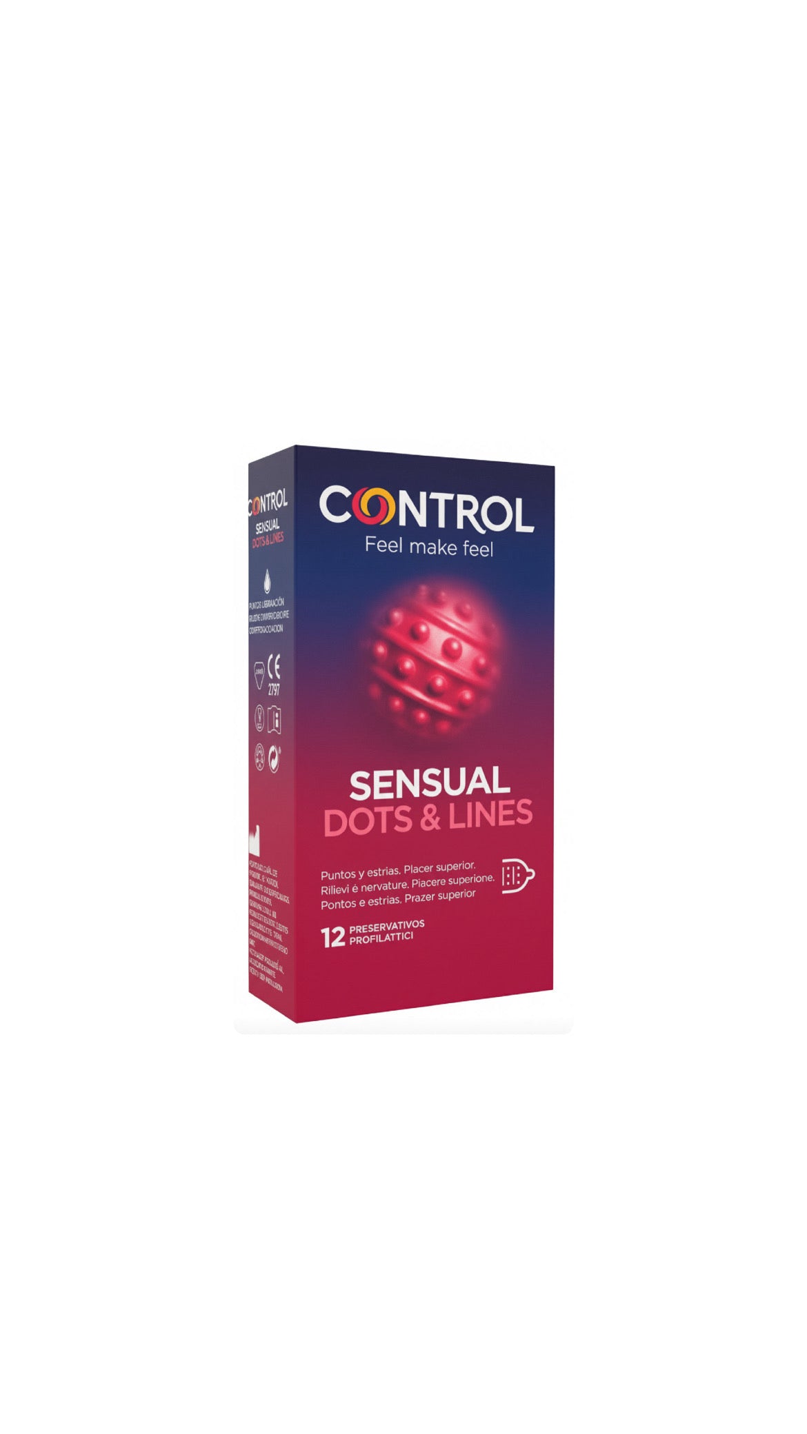 Preservativos Dots and Lines 12U